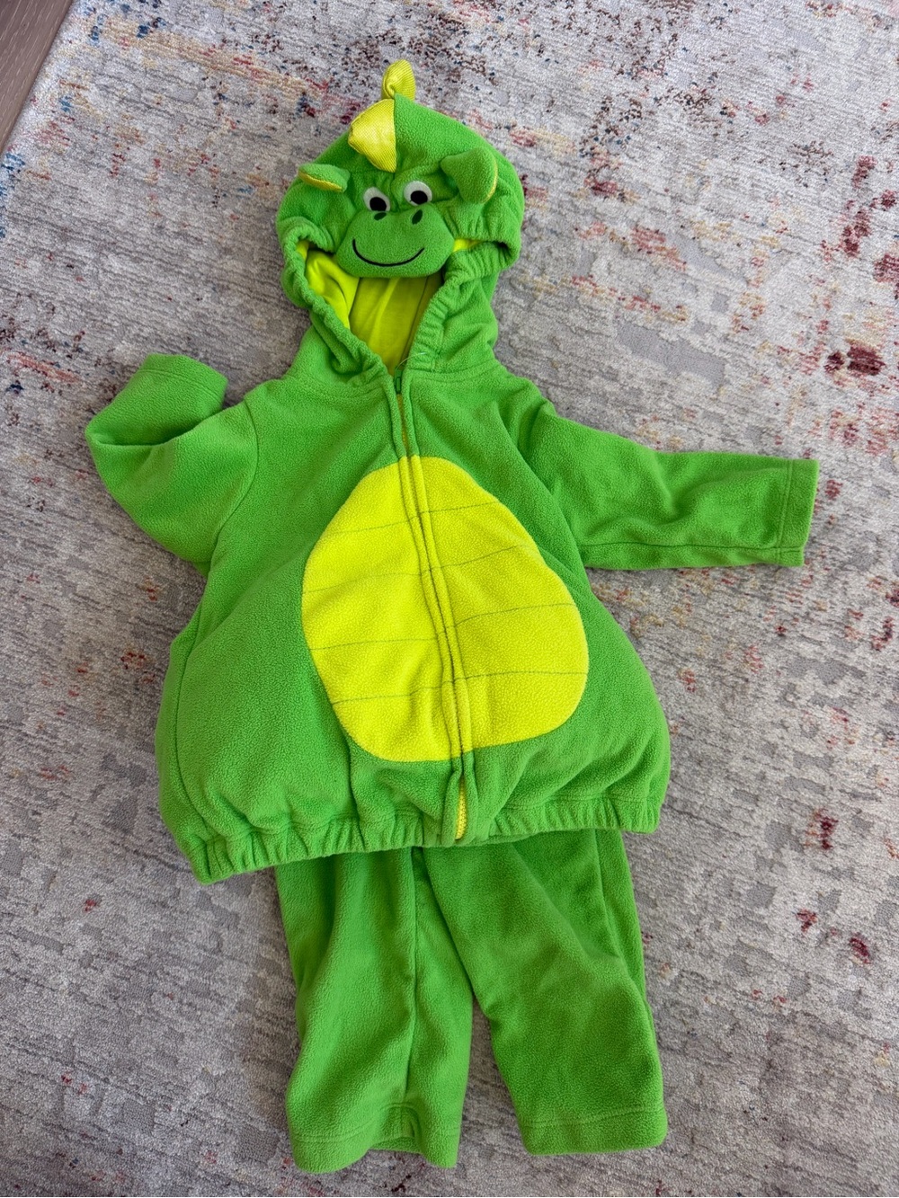 Carter’s Baby Dragon Dinosaur Costume 6-9M Fleece 2 Piece Halloween